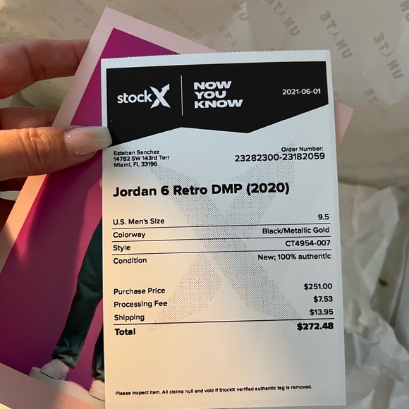 Air Jordan 6 Retro DMP - Picture 10 of 11